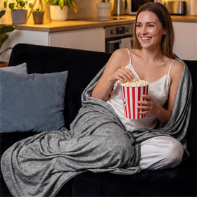 Bedsure Silky Soft Cooling Blanket thermoregulation helps maintain comfortable sleep temperature