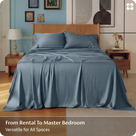 Bedsure silky soft-touch sheets feel cool and smooth against the skin.