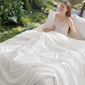 Bedsure SleepEase cooling comforter king with cooling technology for hot sleepers