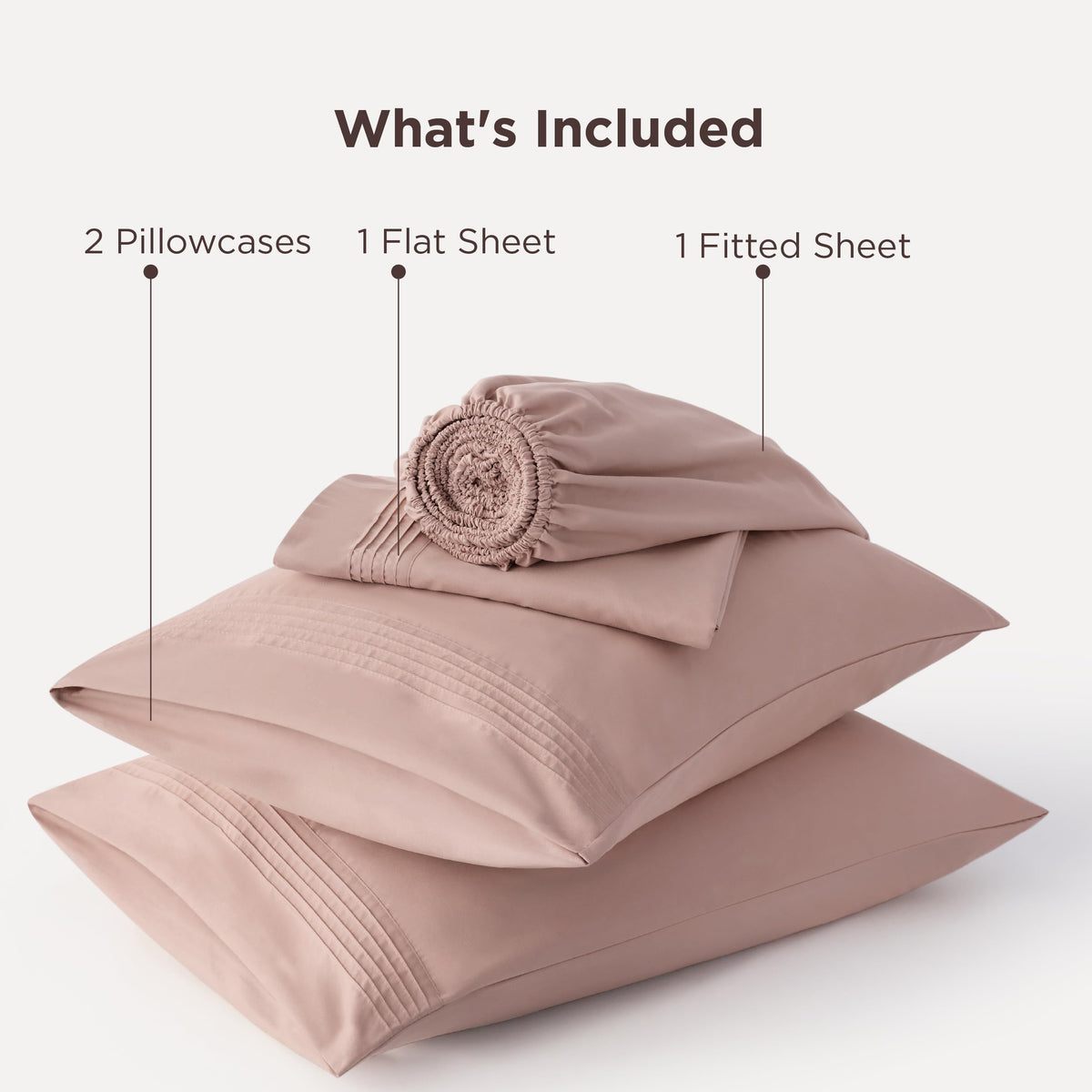Bedsure brushed fabric close-up shows softness and durability.