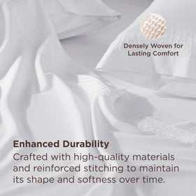 Bedsure soft brushed fabric sheets feel cozy against the skin