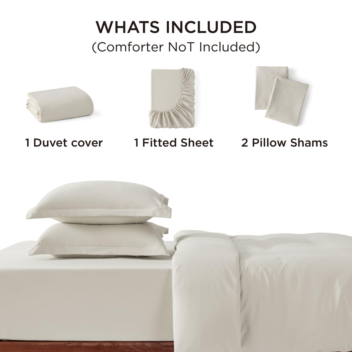 Bedsure microfiber fabric feels soft and cotton-like against skin.