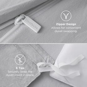 Bedsure solid color with minimalist design complements any decor.
