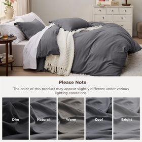 Bedsure solid color options display to match any decor