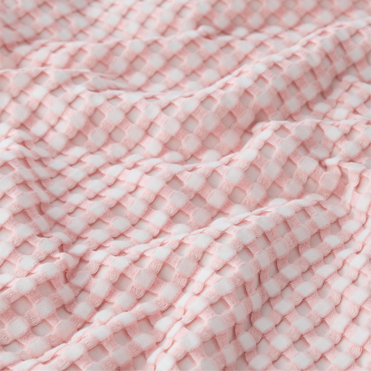 Bedsure spring pink shade complements soft bedroom decor.