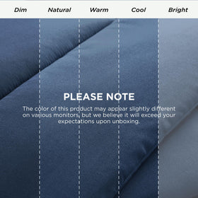 Bedsure stitch-detail fabric close-up highlighting durable shell and plush feel