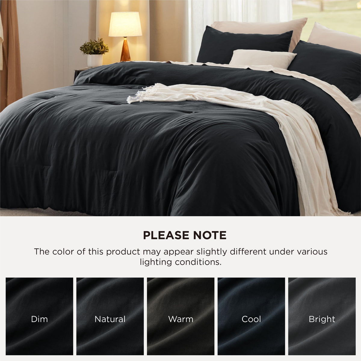 Bedsure stitching and edge details demonstrate durability and long-lasting wear.
