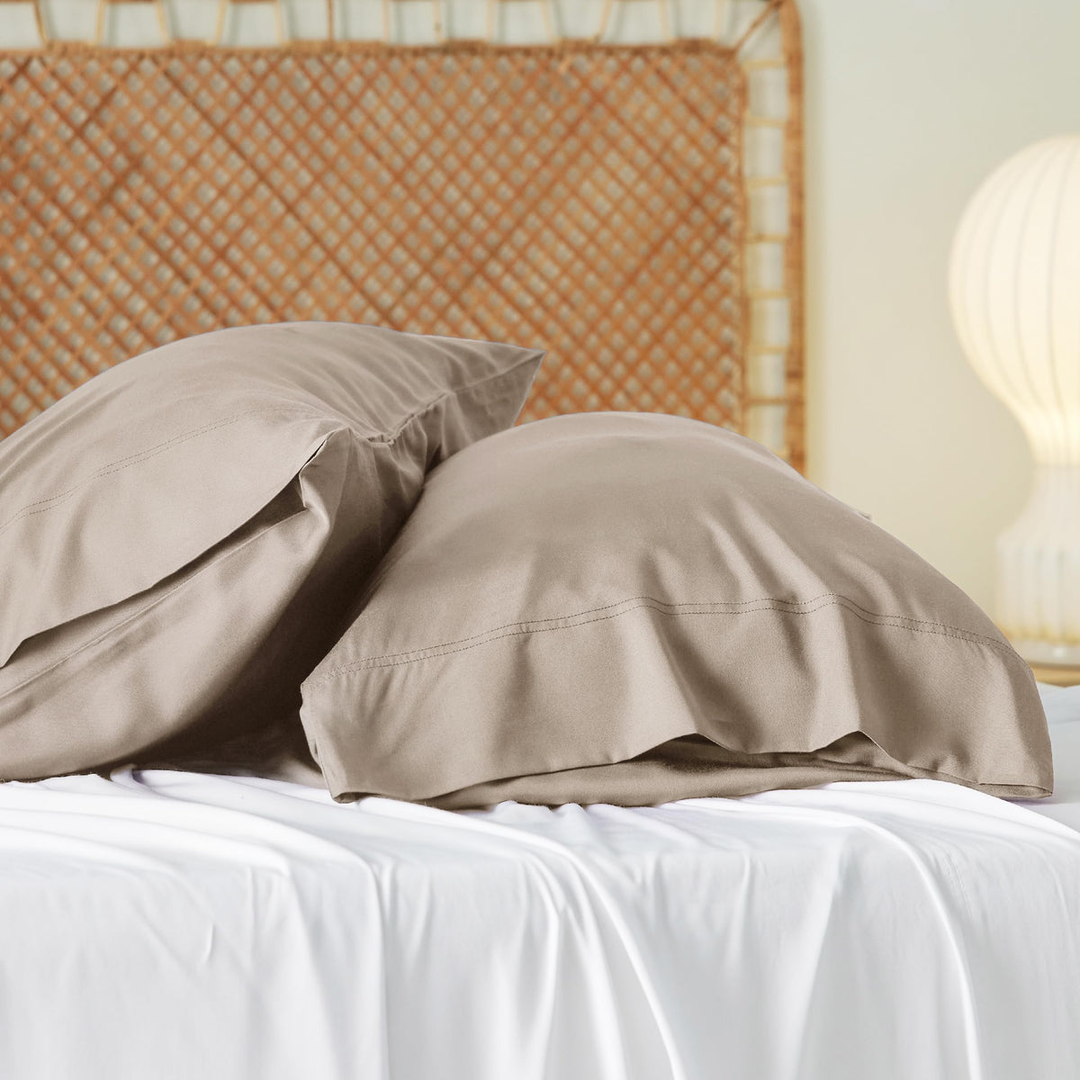 Bedsure temperature-regulating pillowcase supports comfortable hot-sleeper nights.