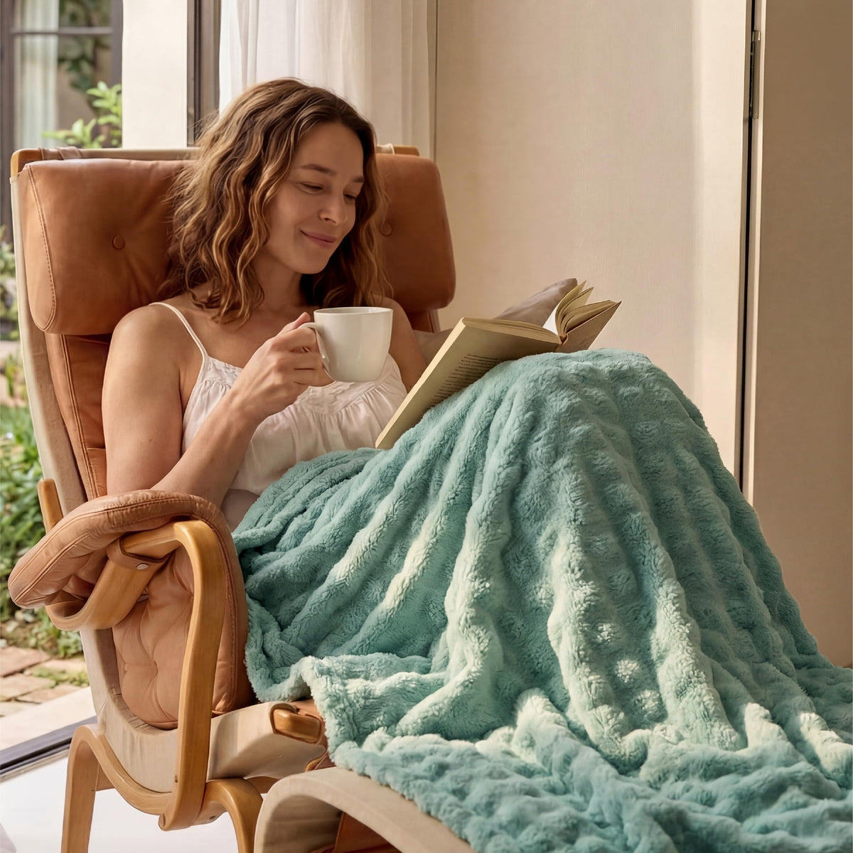 Bedsure texture-forward blanket adds subtle style to any living space