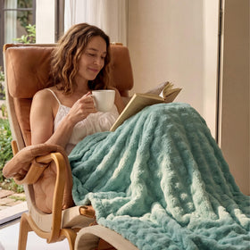 Bedsure texture-forward blanket adds subtle style to any living space