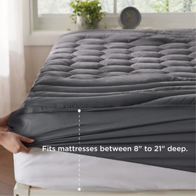 Bedsure three-zone ergonomic design supports alignment for better sleep comfort.