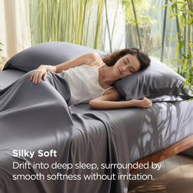 Bedsure twill-soft pillowcase fabric adds gentle touch and smooth feel
