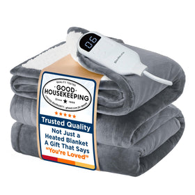 Bedsure twin electric blanket in preheat mode delivering quick warmth