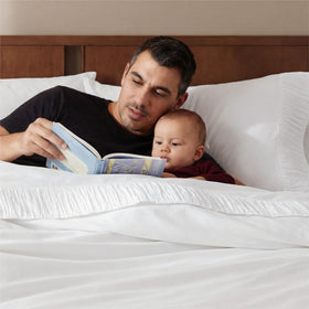 Bedsure Twin Sheets easy-care fabric ideal for machine washing.