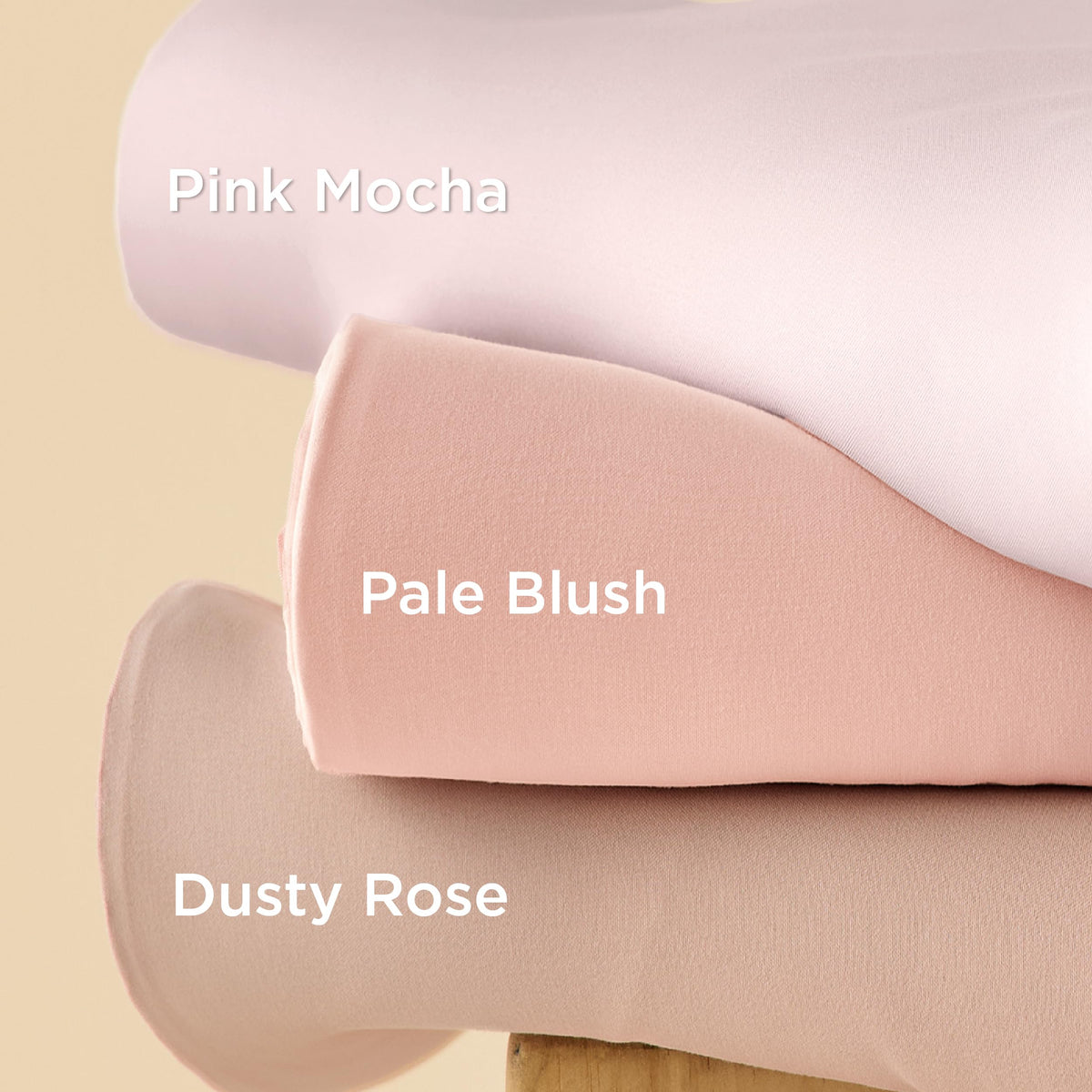 Bedsure twin XL dorm room setup with blush pink bedding