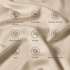 Bedsure two king-size pillowcases on bed showing complete pillow protection.