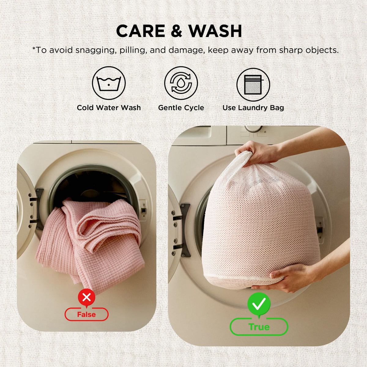 Bedsure ultra-light gauze muslin blanket providing a barely-there warm layer
