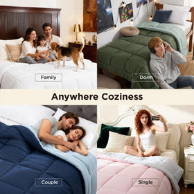 Bedsure oversized king comforter folds compactly, ideal for guest rooms and seasonal swaps.