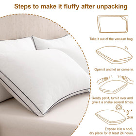 BEDTOVA vacuum-compressed shipping packaging ensures a brand-new product
