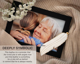 Bee! hand-carved seashell texture adds natural beauty to remembrance keepsakes
