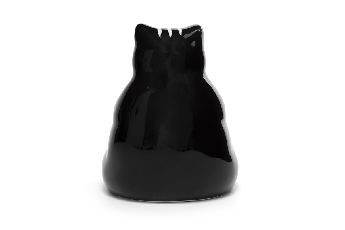 Bee! Lazy Black Cat key dish keeps essentials within reach.