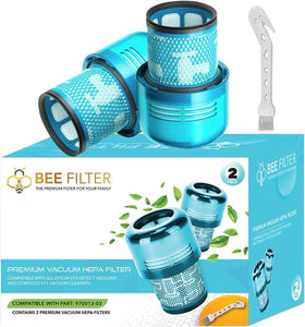Bee Filter Dyson V15 two-pack filters for renewed suction and easy maintenance.