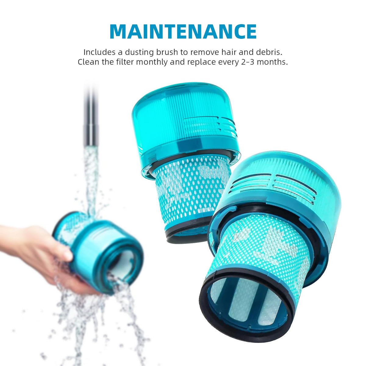 Bee Filter pet hair and dander filter helps maintain fresh indoor air after cleaning.