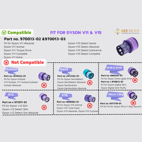 V11-compatible Bee Filter pack ready for easy replacement