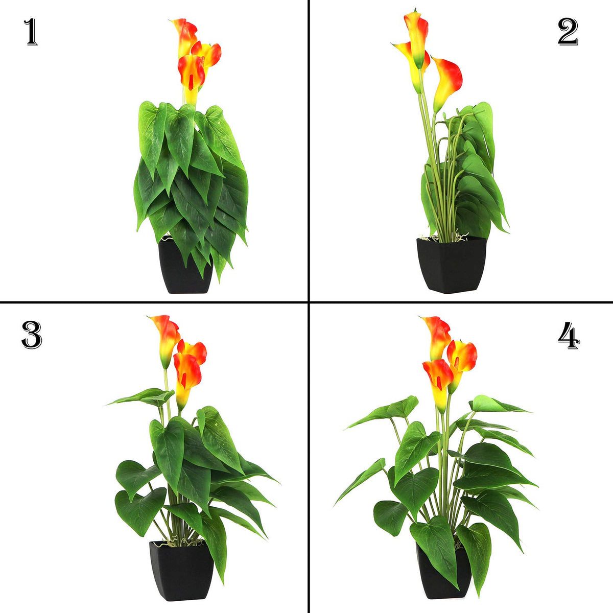 Beebel adjustable stems let you shape the bouquet easily.