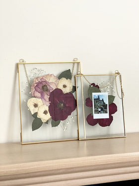 Beedecor pressed leaves framed in tempered glass for bright botanical decor.