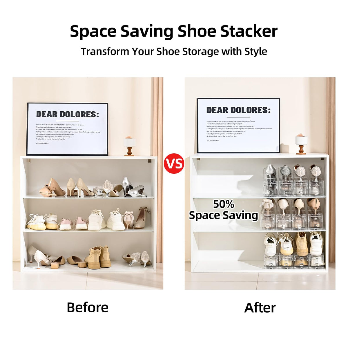 Beehomay closet organization solution improves access and reduces clutter
