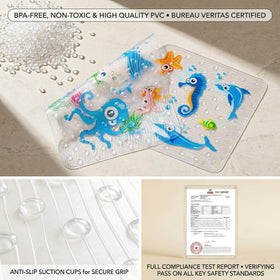 BeeHOMEe machine washable XL mat for easy cleaning.