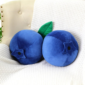 Beeveer blueberry plush pillow for cozy decor and cuddly comfort.