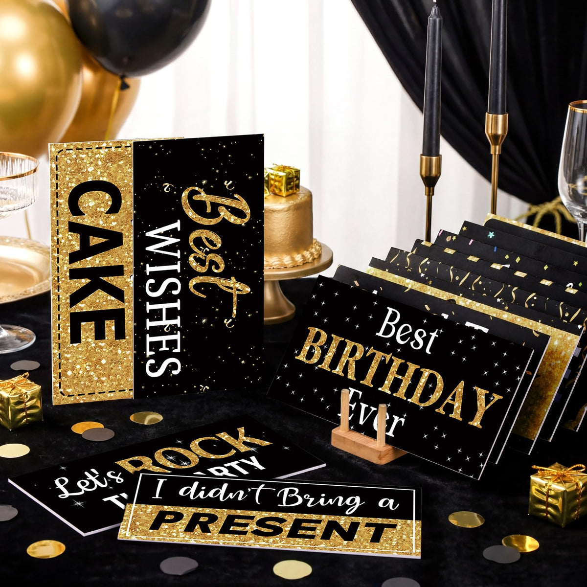 Beeveer birthday photo booth props waterproof and easy to clean for any venue.