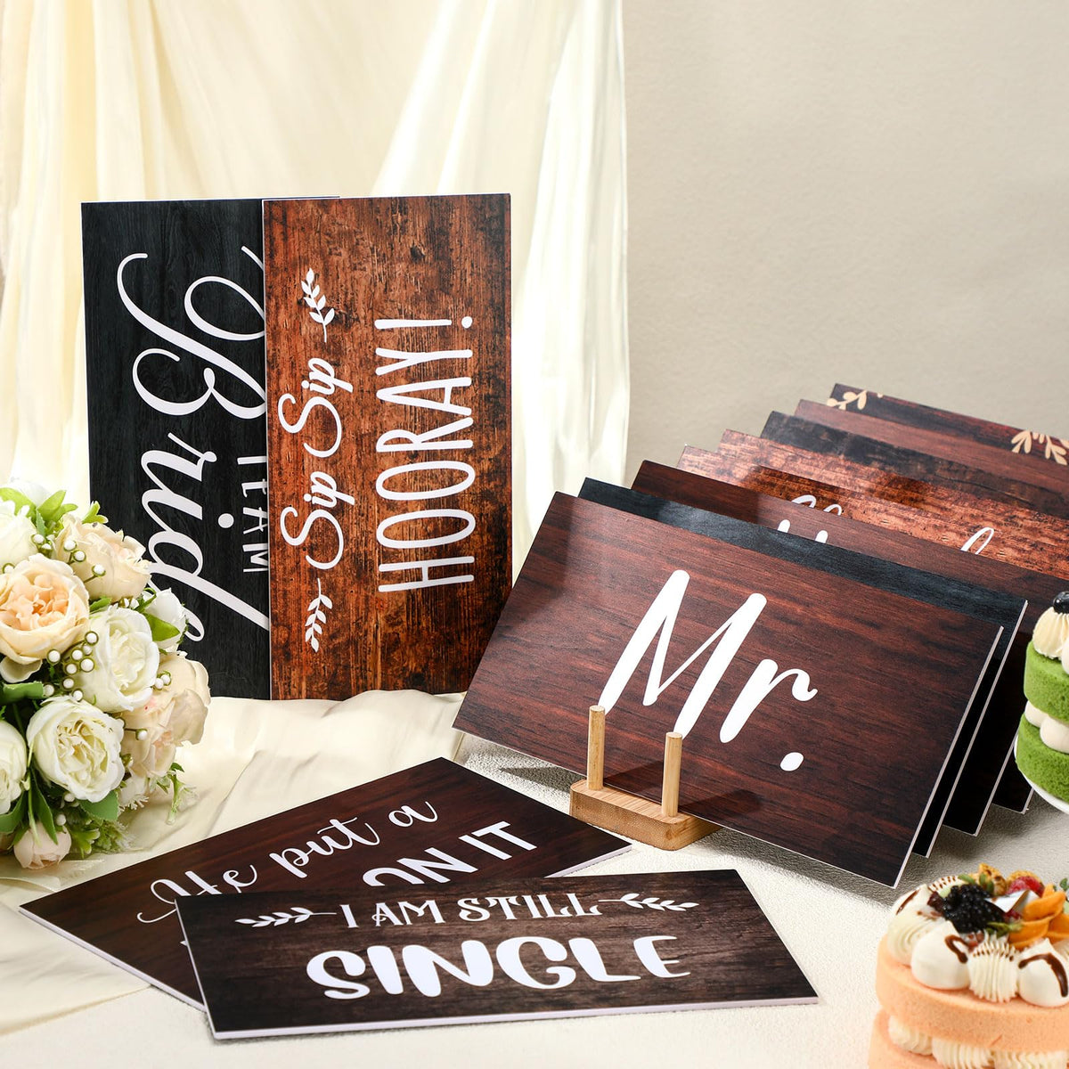 Beeveer rustic wedding prop design 02 ideal for guest selfies and keepsake photos