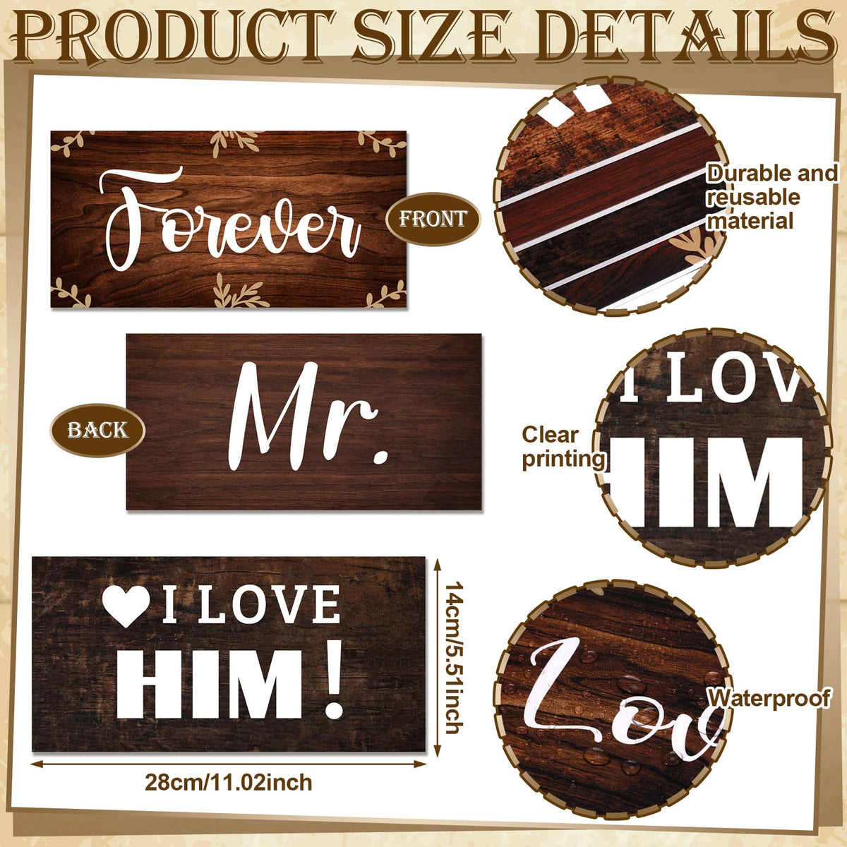 Beeveer rustic wedding prop design 03 adds vintage charm to reception decor
