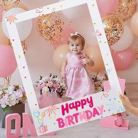 Beeveer wedding and graduation frame prop for keepsakes.