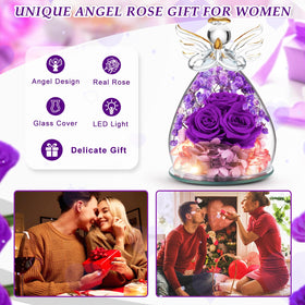 Beferr anniversary rose angel decoration for memories