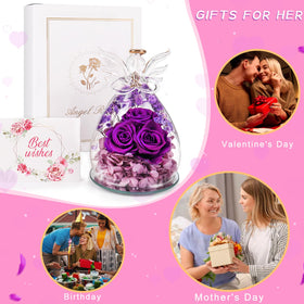 Beferr Christian rose angel gift inspires beauty and hope