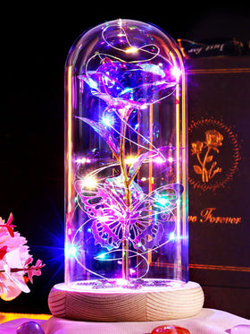 Beferr crystal diamonds on rose base—luxury accent for decor.