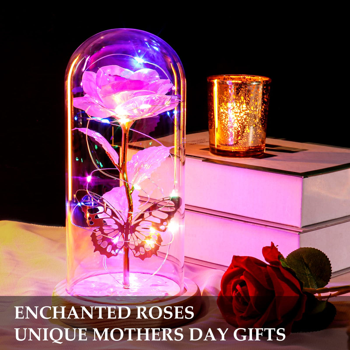 Beferr elegant black gift box enhances Mother's Day presentation.