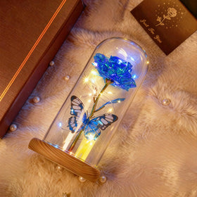 Beferr engraved-butterflies-rose highlighting freedom and hope in keepsake.