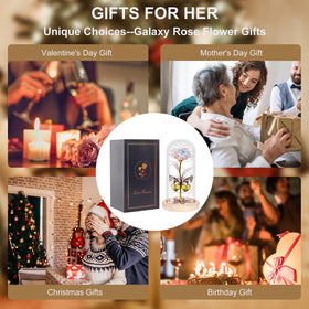Beferr Galaxy Glass Rose as a thoughtful gift for her