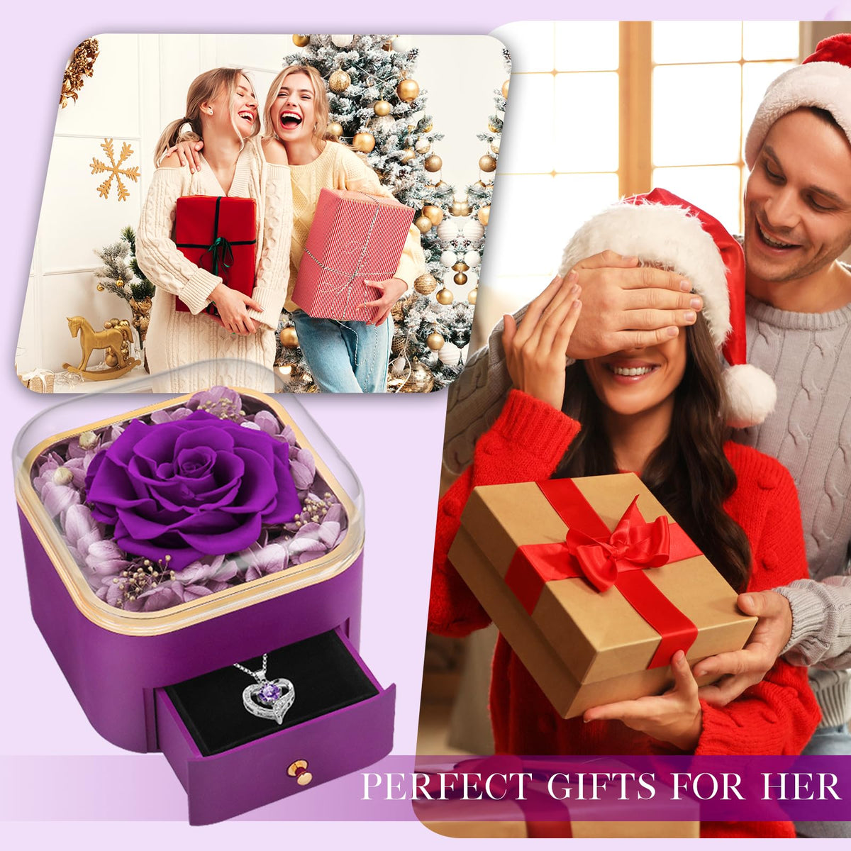 Beferr glass rose display showcases artistry and keepsake storage.