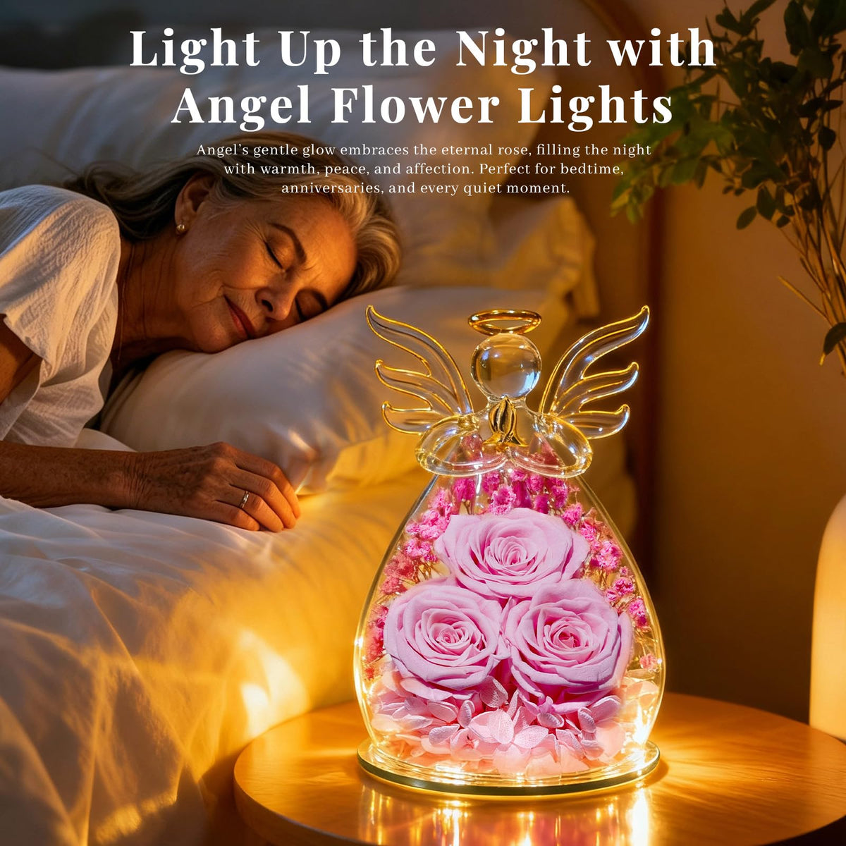 Beferr Handcrafted angel with gold wings enhances timeless home decor.