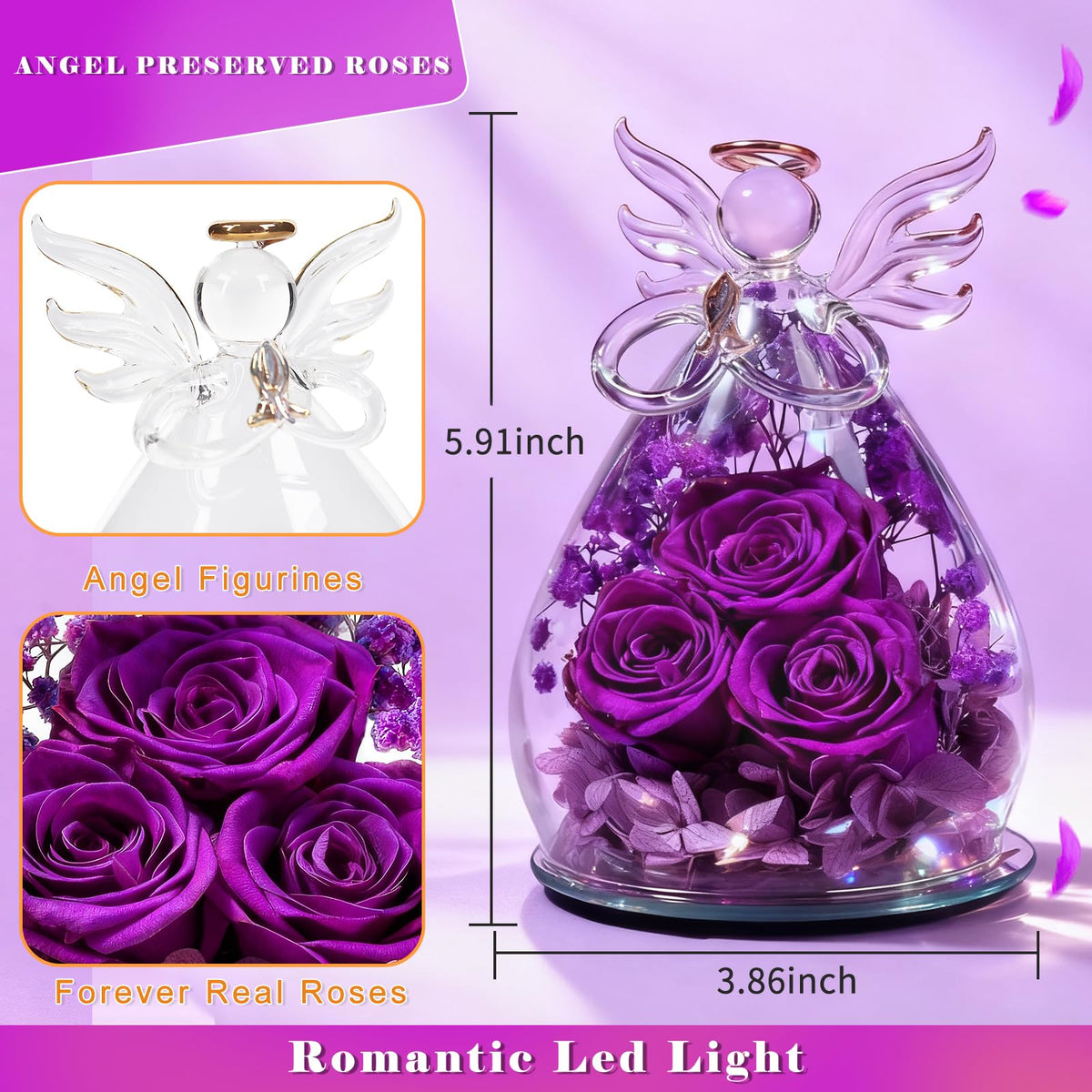 Beferr handcrafted angel flowers artwork suitable for decor