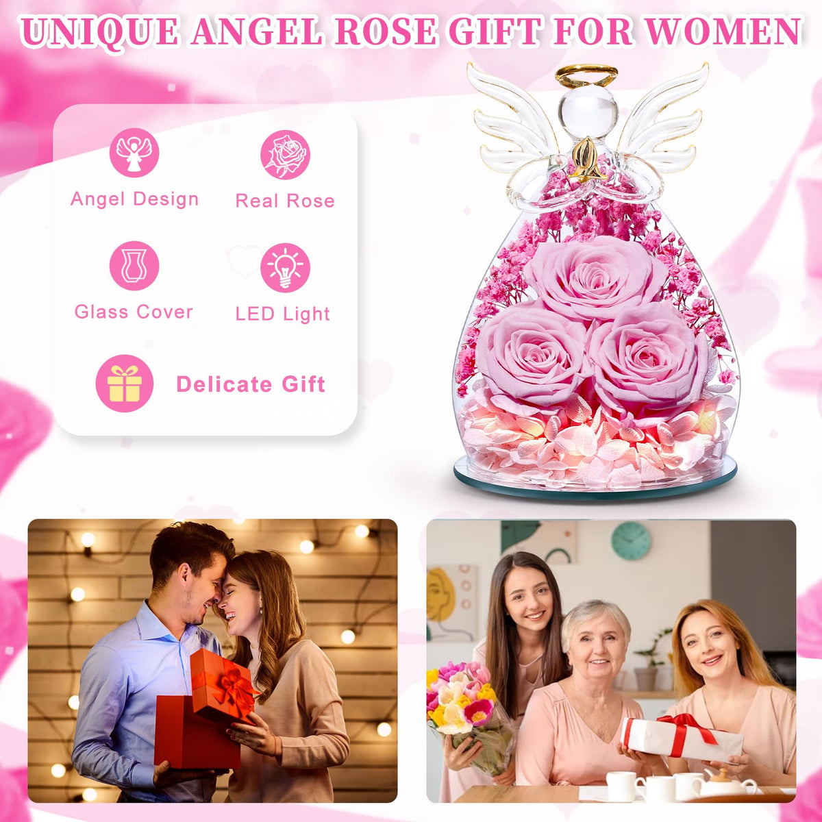 Beferr No maintenance required rose keepsake for lasting appeal.