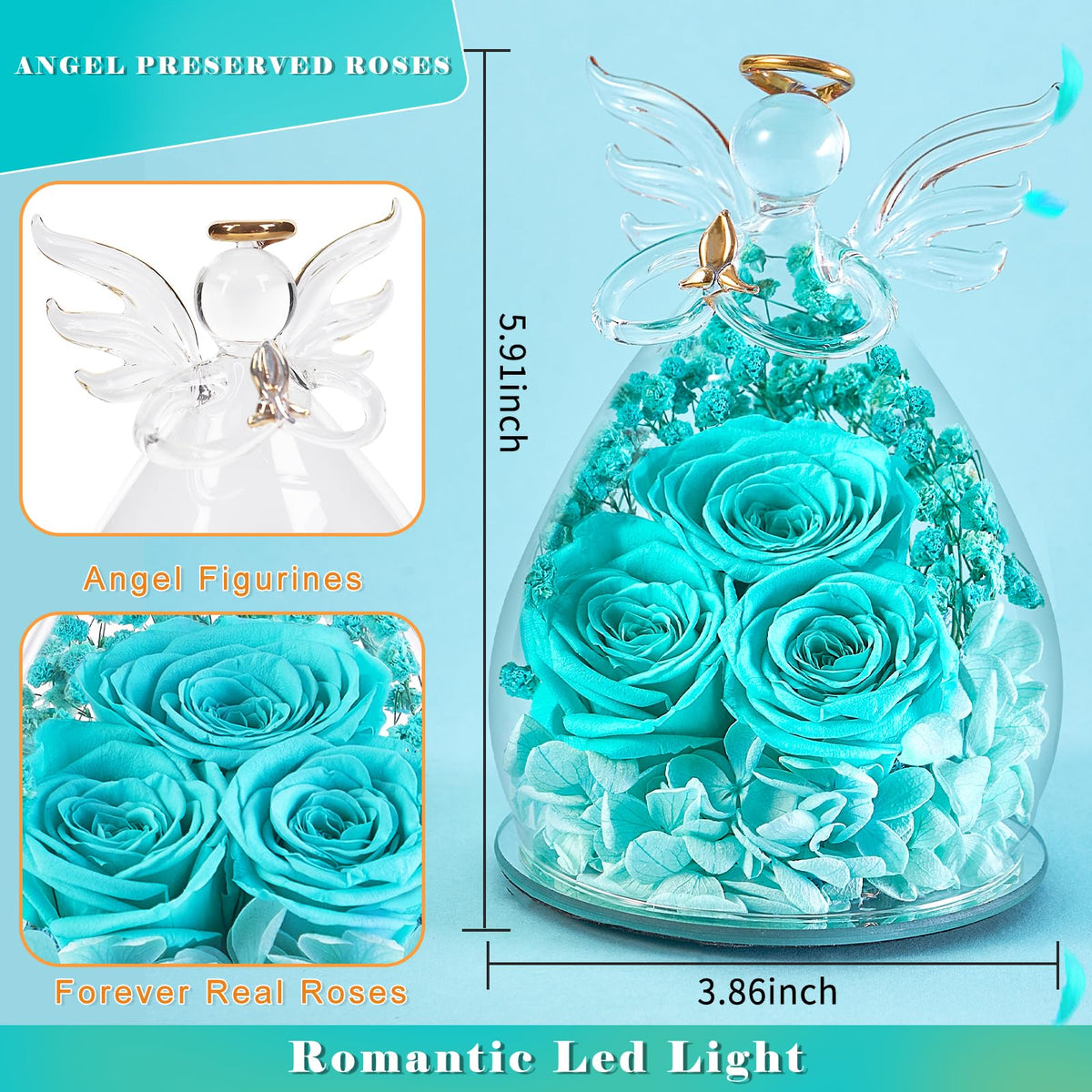Beferr sustainable preserved rose requires no maintenance and lasts for years