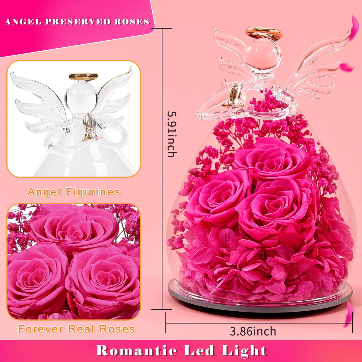 Beferr sustainable no-maintenance preserved rose lasts 3-5 years for timeless gifts.