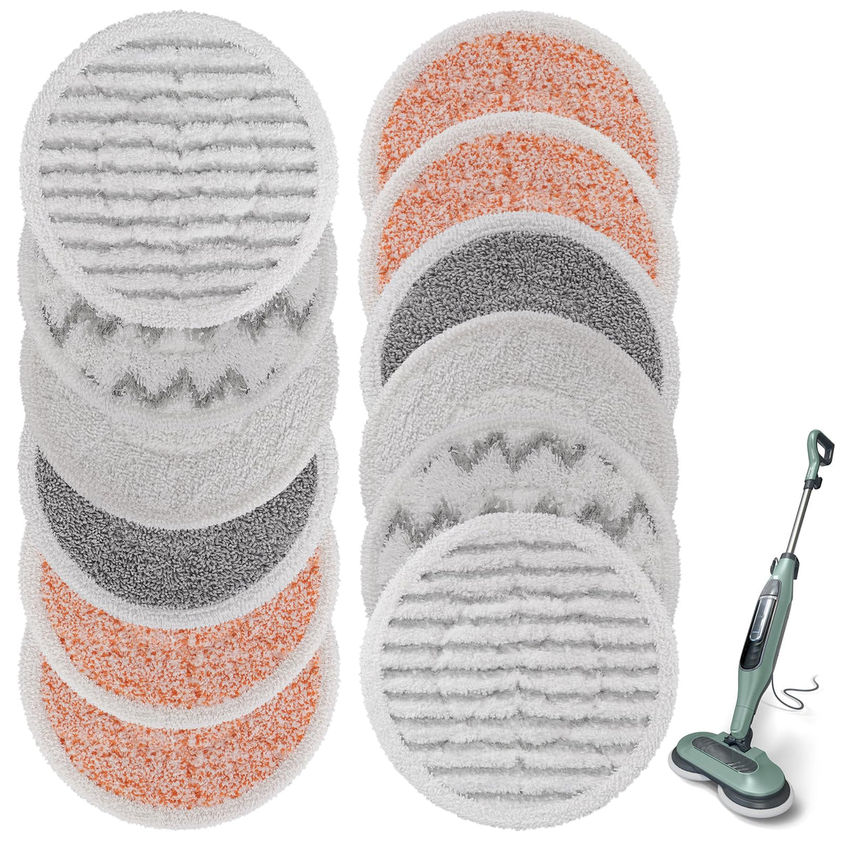 BeiLan washable reusable mop pads banner illustrating long-term value.